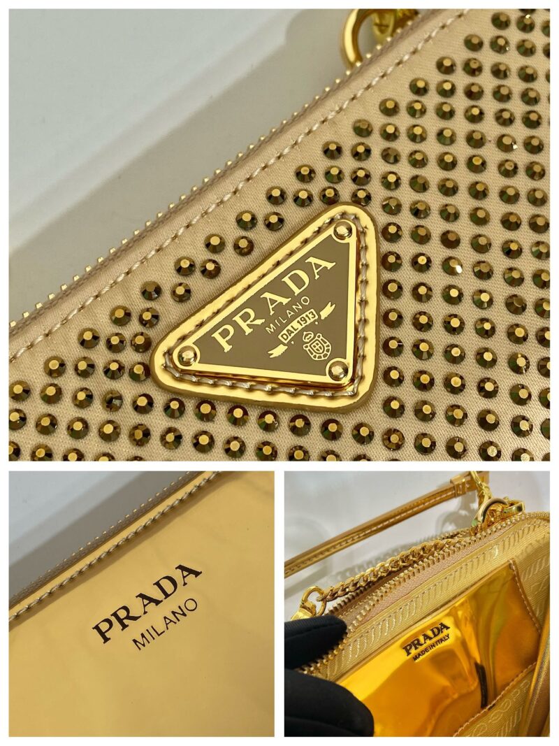 Prada 1NR015 Double Triangle Bag -15*10*5CM - Image 9