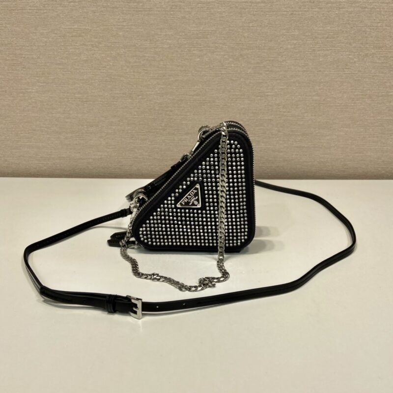 Prada 1NR015 Double Triangle Bag -15*10*5CM - Image 3
