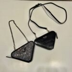 Prada 1NR015 Double Triangle Bag -15*10*5CM - Image 2