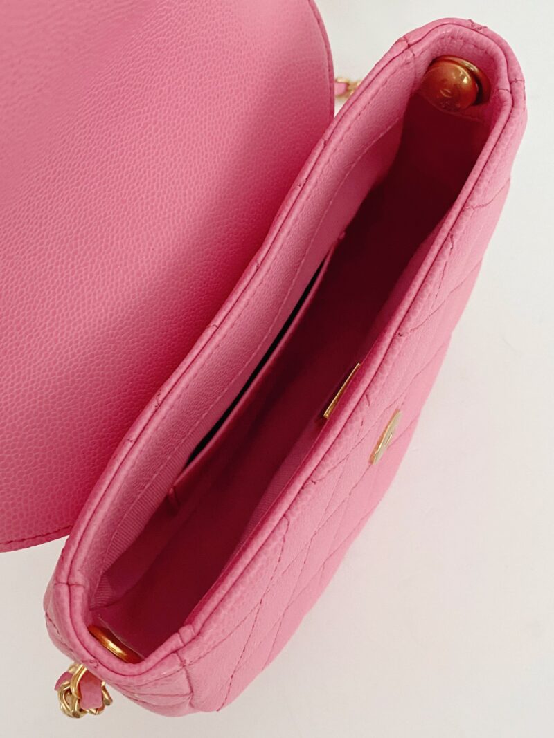 Ch@nel Vintage Saddle Bag-19*16*7CM - Image 4