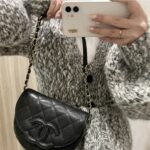 Ch@nel Vintage Saddle Bag-19*16*7CM - Image 3