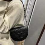 Ch@nel Vintage Saddle Bag-19*16*7CM - Image 8