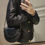 Ch@nel Vintage Saddle Bag-19*16*7CM - Image 10