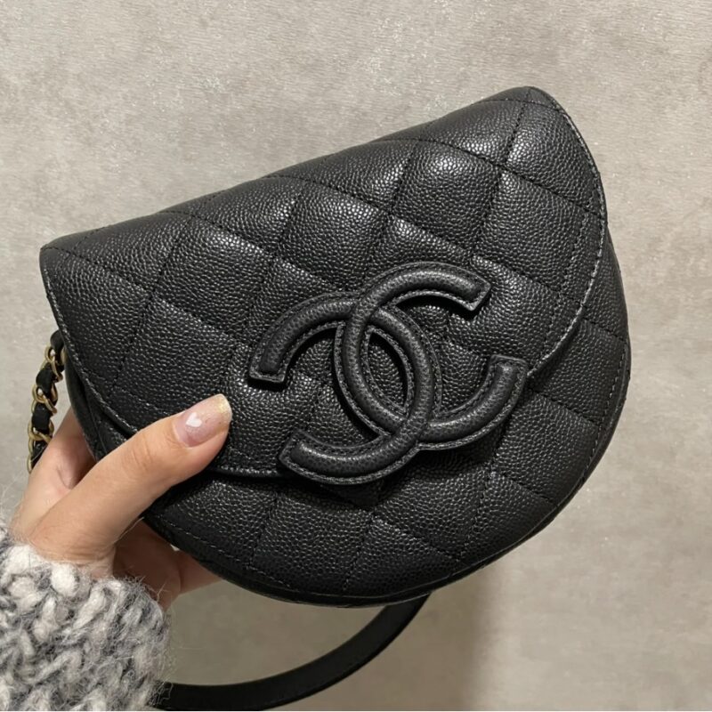 Ch@nel Vintage Saddle Bag-19*16*7CM - Image 15