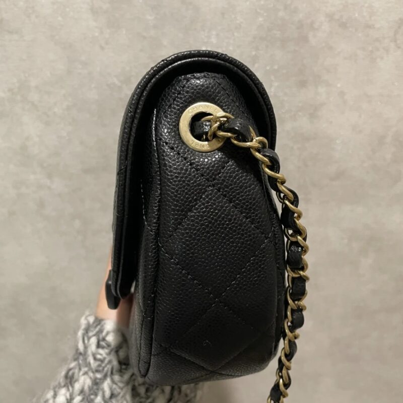 Ch@nel Vintage Saddle Bag-19*16*7CM - Image 13