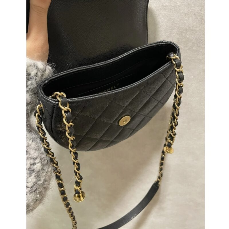 Ch@nel Vintage Saddle Bag-19*16*7CM - Image 16