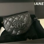 Ch@nel Vintage Saddle Bag-19*16*7CM - Image 18