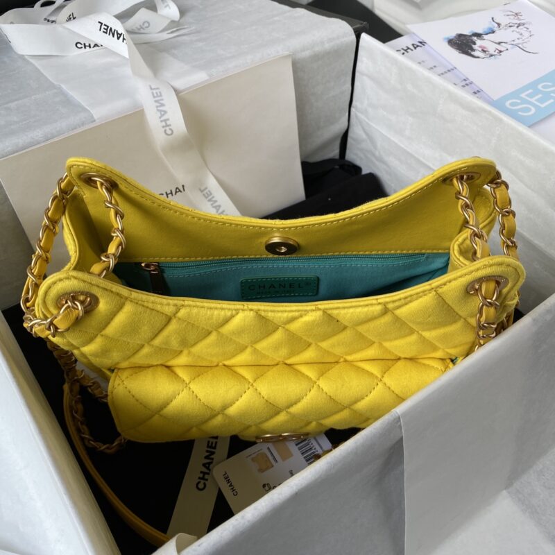 Ch@nel Hobo Handbags-21.5×22.5×7CM - Image 5