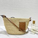 Lowee Pochette Raffia Bag-11*15.5*17.5CM