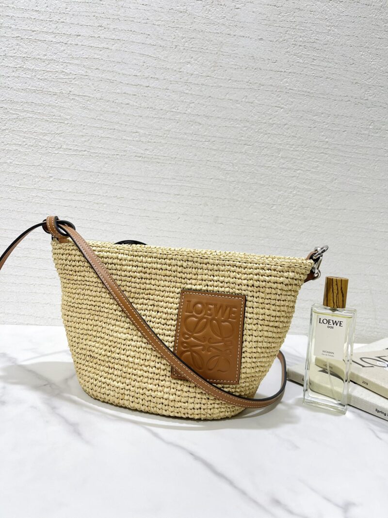 Lowee Pochette Raffia Bag-11*15.5*17.5CM - Image 2