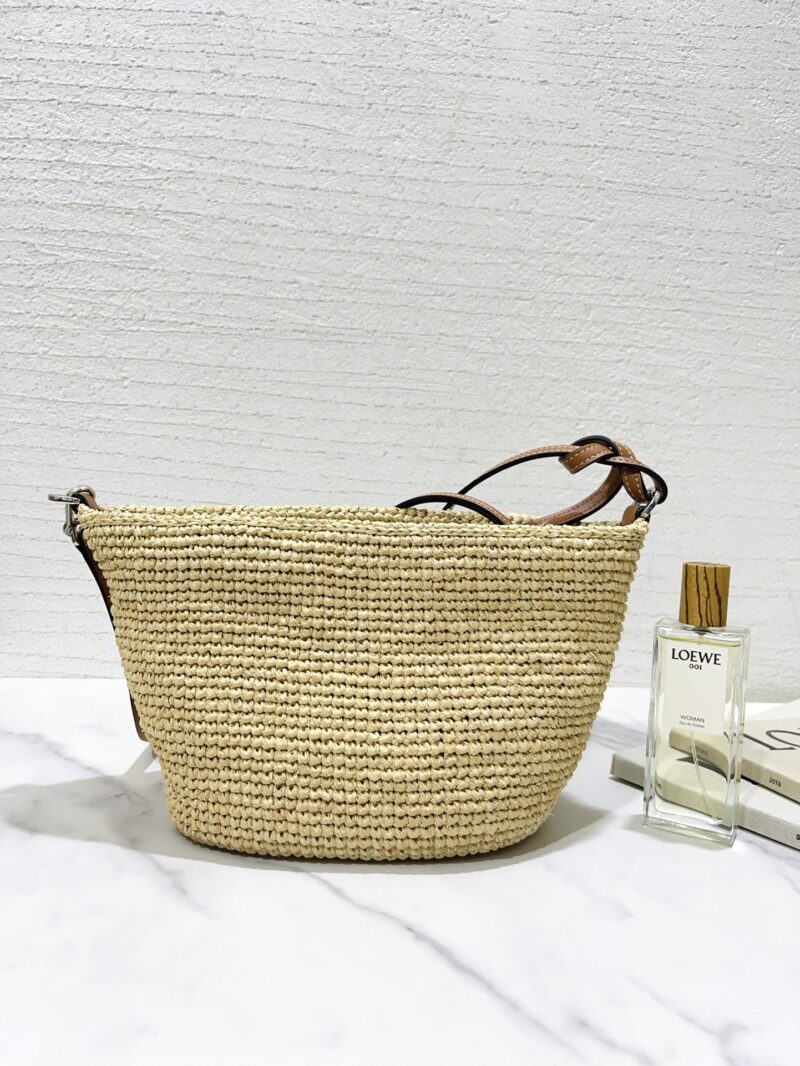 Lowee Pochette Raffia Bag-11*15.5*17.5CM - Image 4
