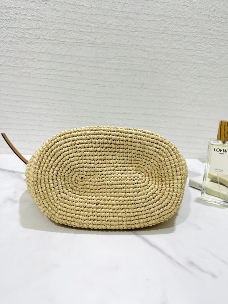 Lowee Pochette Raffia Bag-11*15.5*17.5CM - Image 6