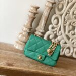 Ch@nel Flap Bag-12*19*8CM