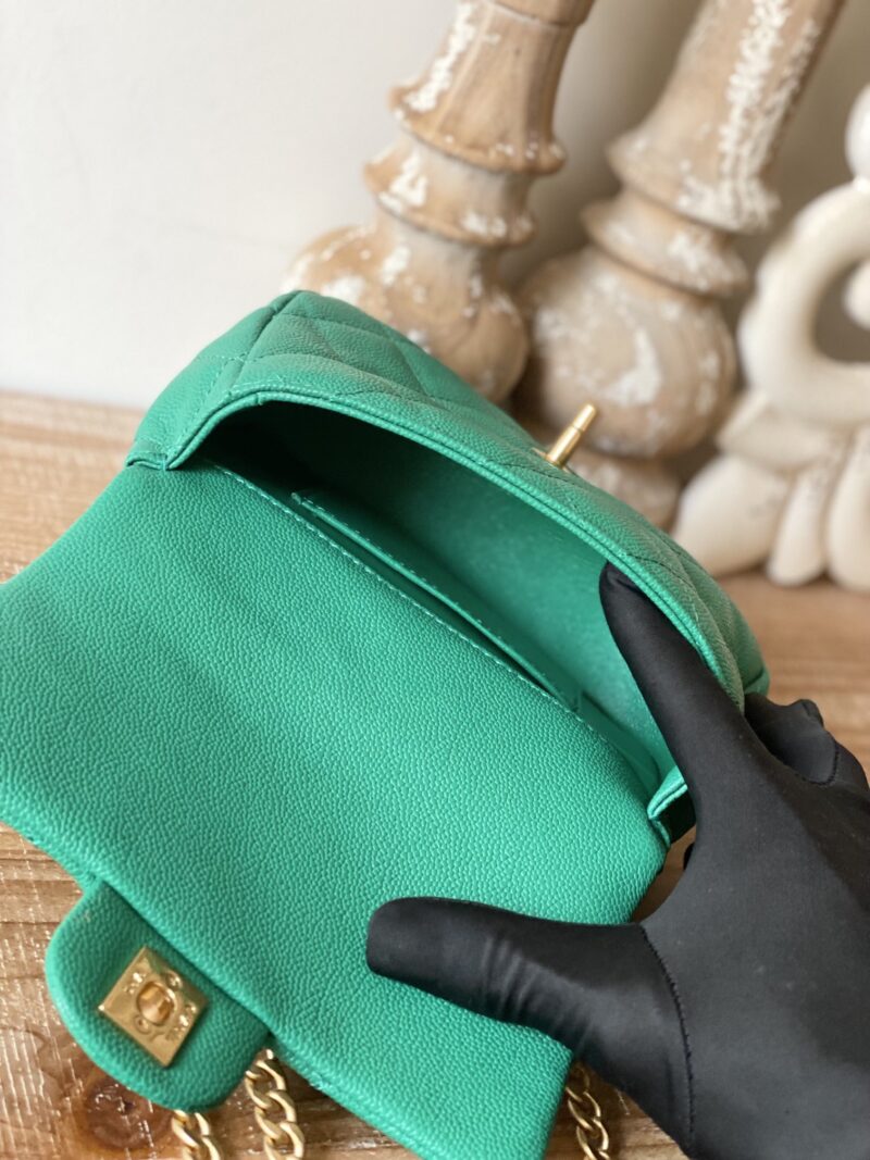 Ch@nel Flap Bag-12*19*8CM - Image 4