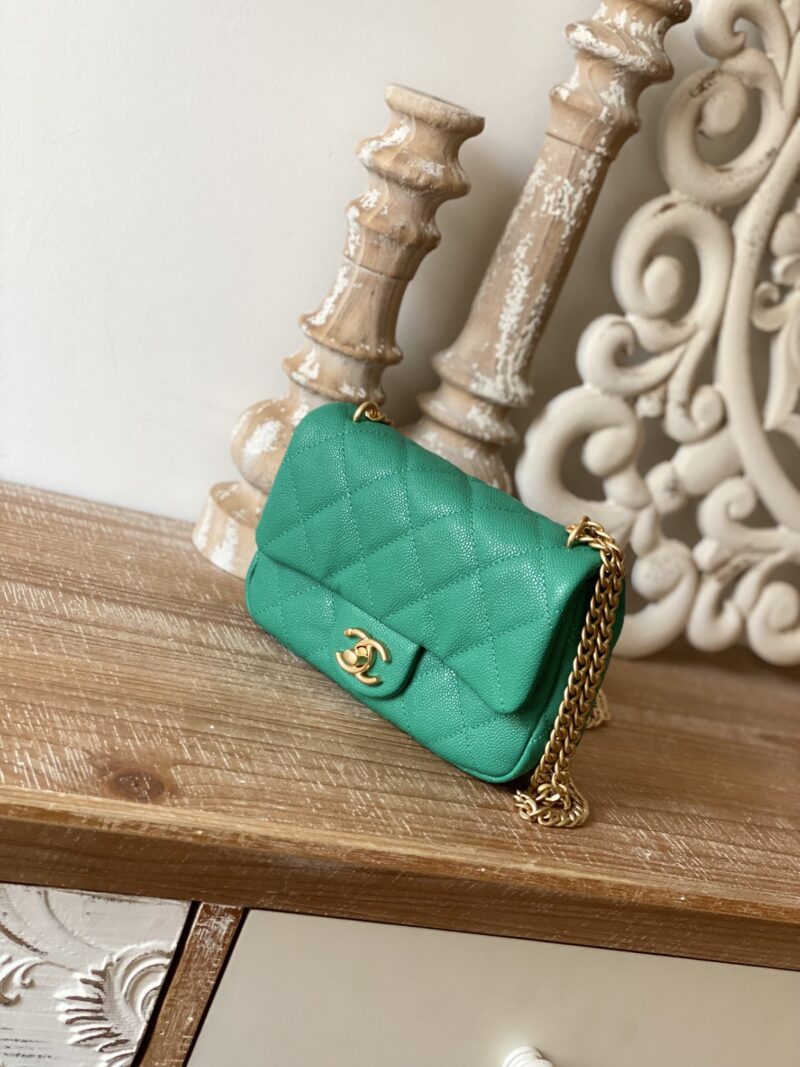 Ch@nel Flap Bag-12*19*8CM - Image 6