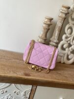 Ch@nel Flap Bag-12*19*8CM - Image 3