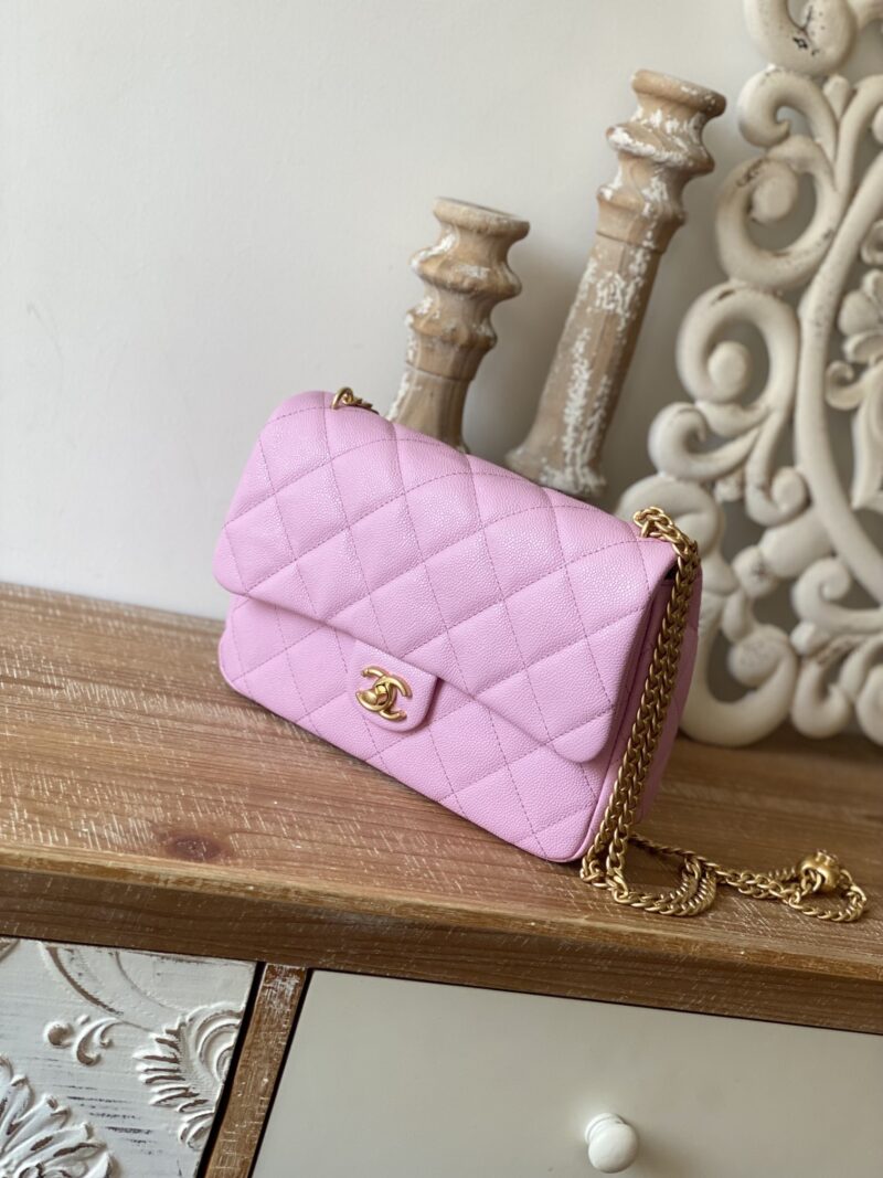 Ch@nel Flap Bag-19*24*9CM - Image 3