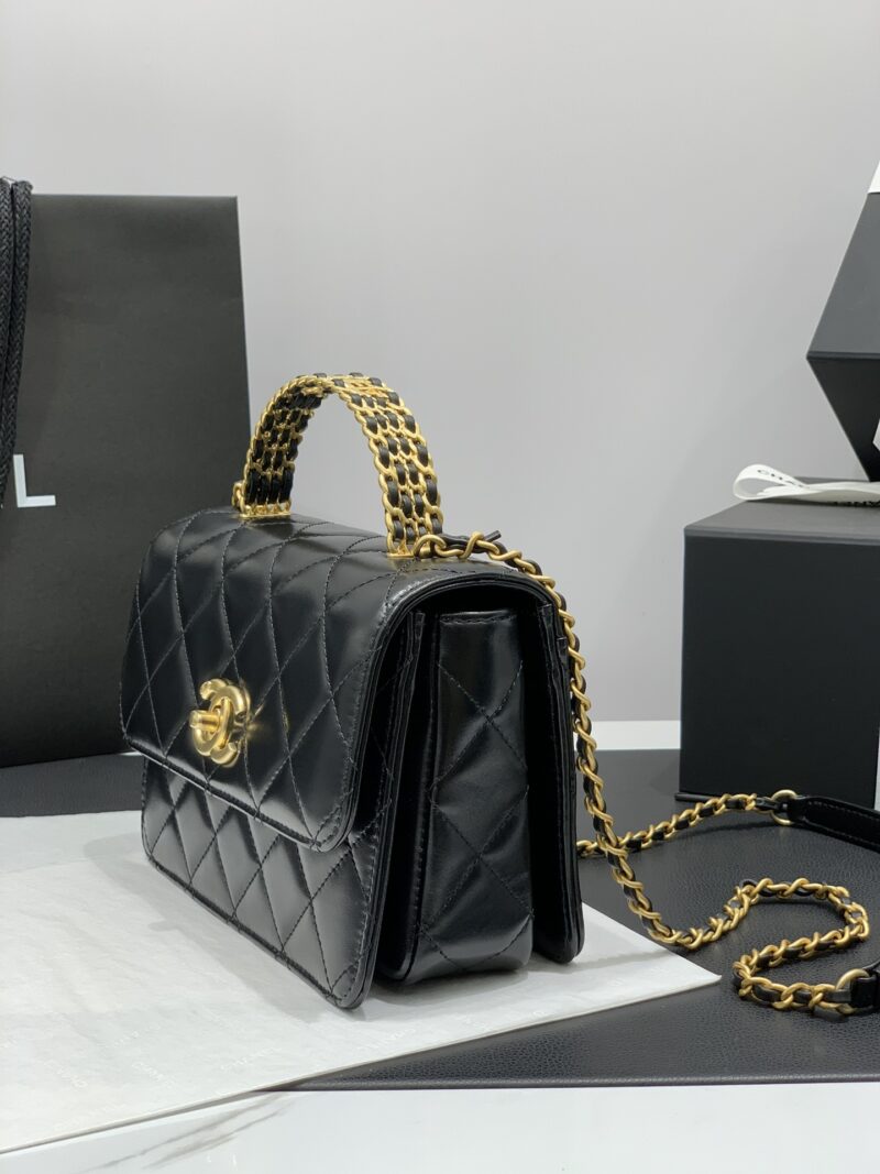 Ch@nel Flap Bag-20*14*7.5CM - Image 5