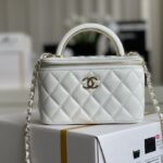 Ch@nel Cosmetic Bag-Lambskin-18CM