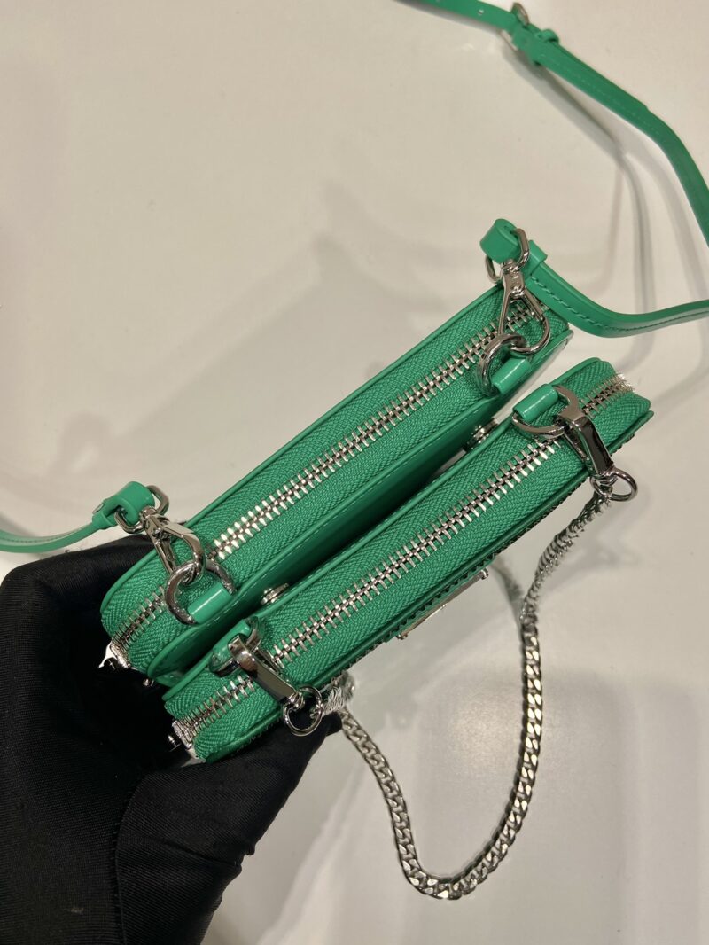 Prada 1NR015 Double Triangle Bag -15*10*5CM - Image 7