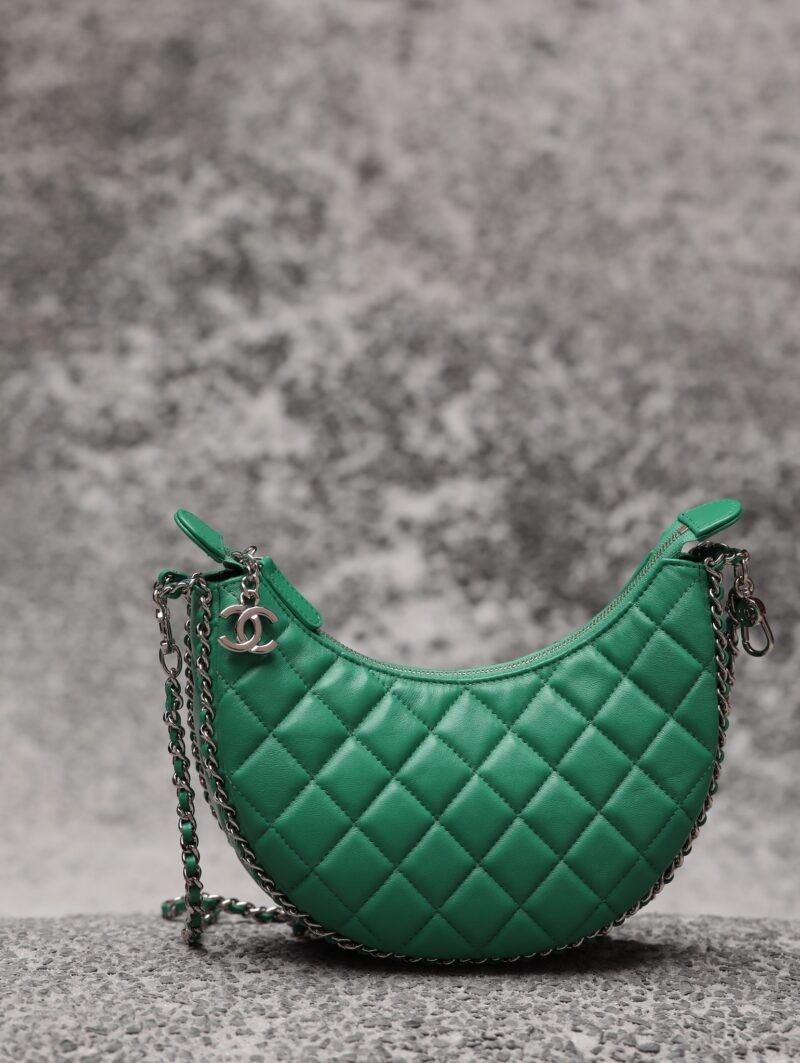 Ch@nel 23SS Moon Bag-16*10/22*14CM - Image 8