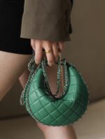 Ch@nel 23SS Moon Bag-16*10/22*14CM - Image 15