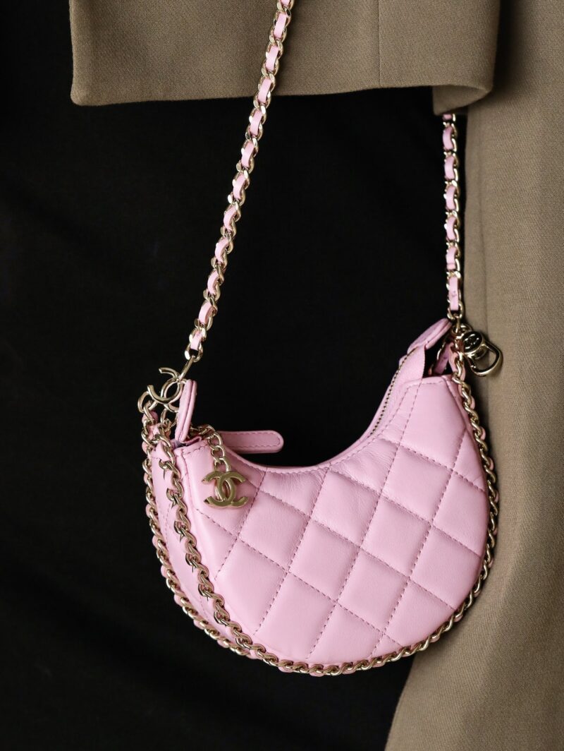 Ch@nel 23SS Moon Bag-16*10/22*14CM - Image 11
