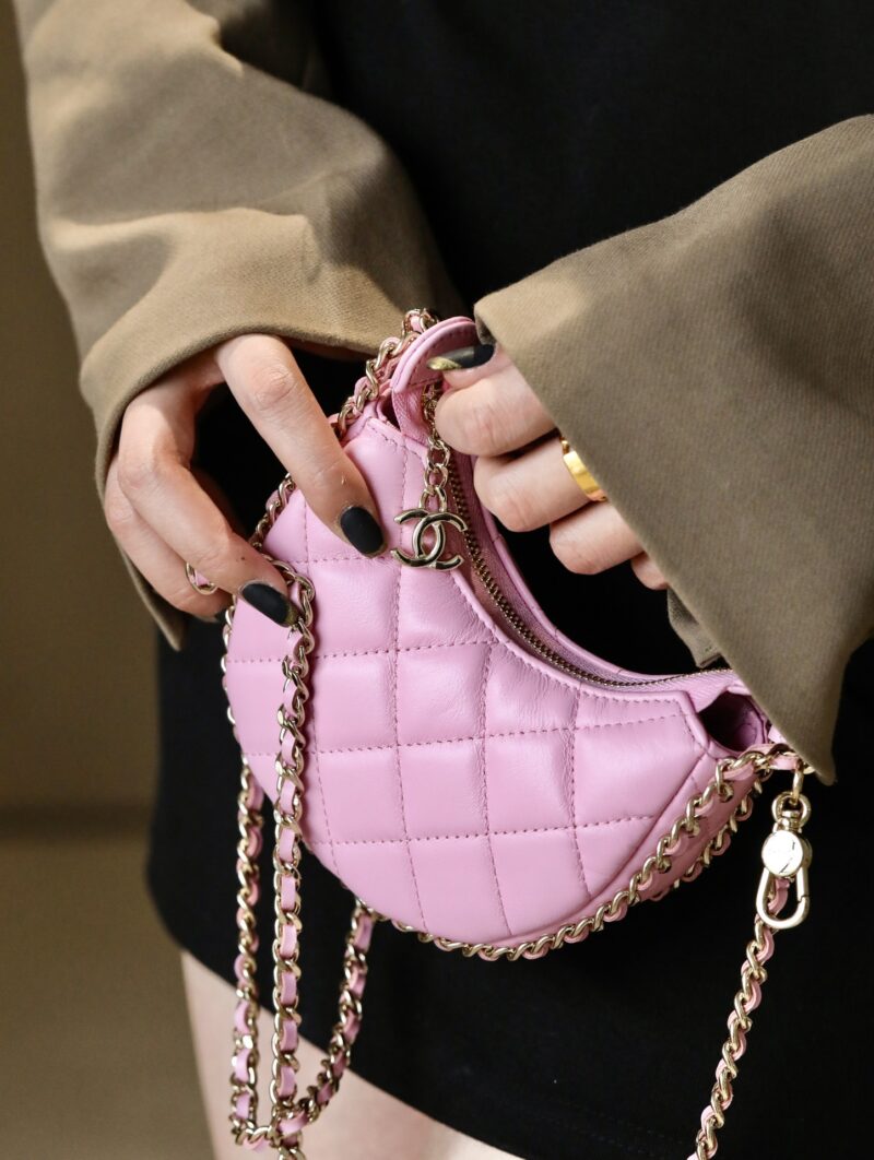 Ch@nel 23SS Moon Bag-16*10/22*14CM - Image 13