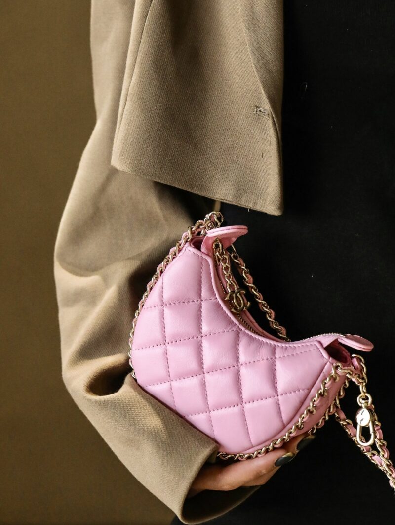 Ch@nel 23SS Moon Bag-16*10/22*14CM - Image 14