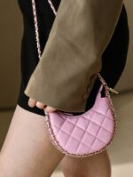 Ch@nel 23SS Moon Bag-16*10/22*14CM - Image 15