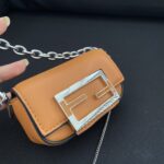 FendI&Tiffany Baguette Bag-11×6.5×2.5CM - Image 4