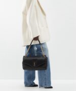 YSL SAINT LAURENT Calypso large leather shoulder bag - Image 3