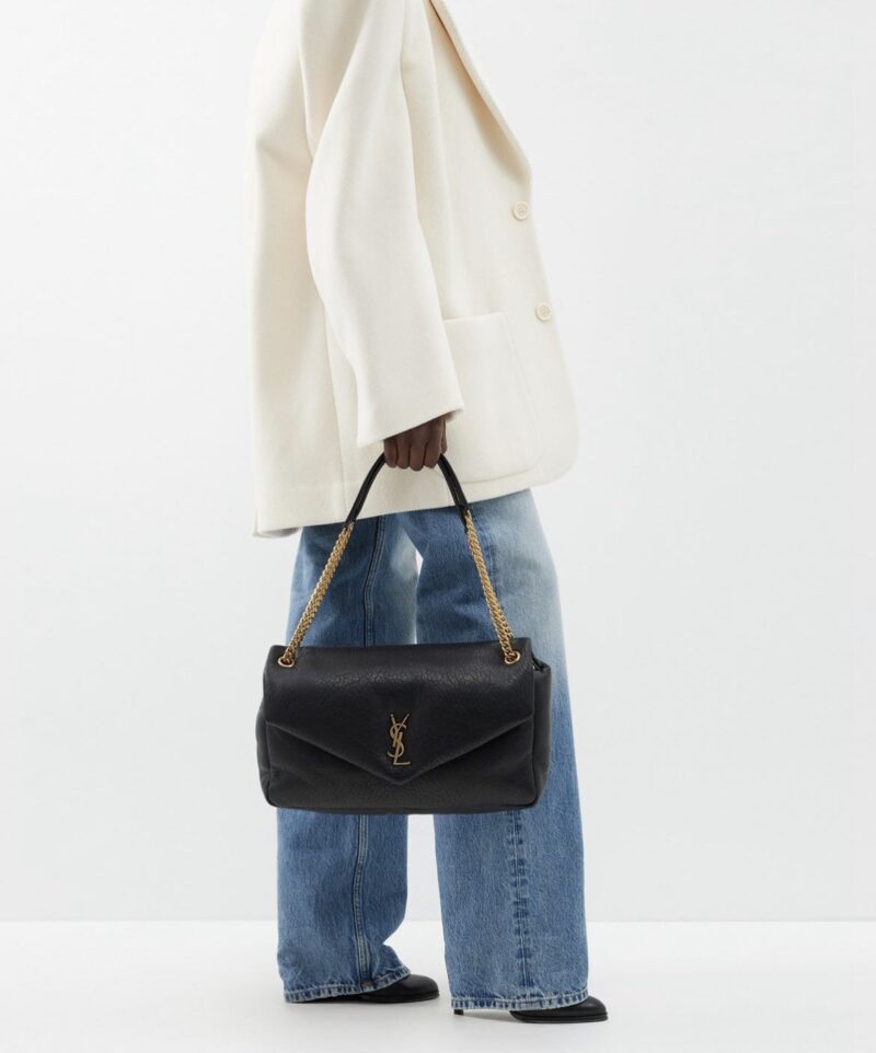 YSL SAINT LAURENT Calypso large leather shoulder bag - Image 3