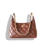 Chanel 24a HoBo bag in burgundy