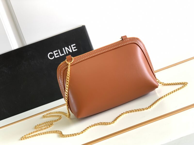 Celin Triomphe Shell Bag-16 X 11X 8CM - Image 3