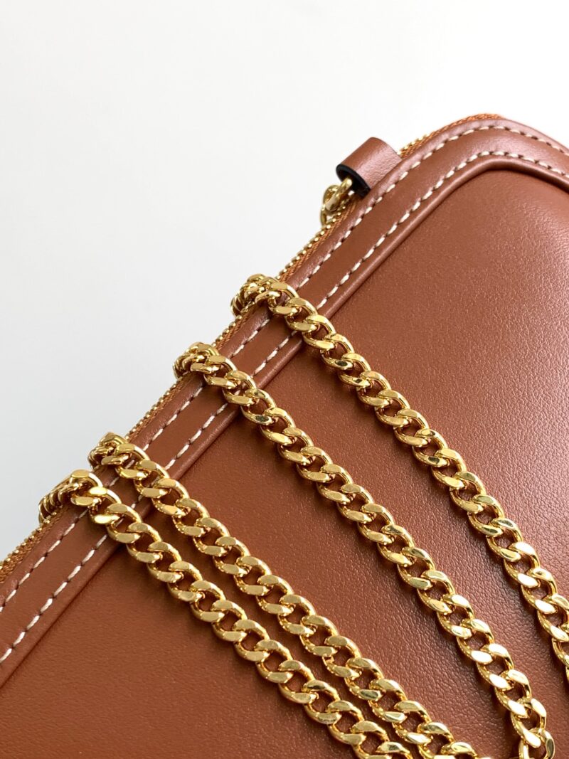 Celin Triomphe Shell Bag-16 X 11X 8CM - Image 8