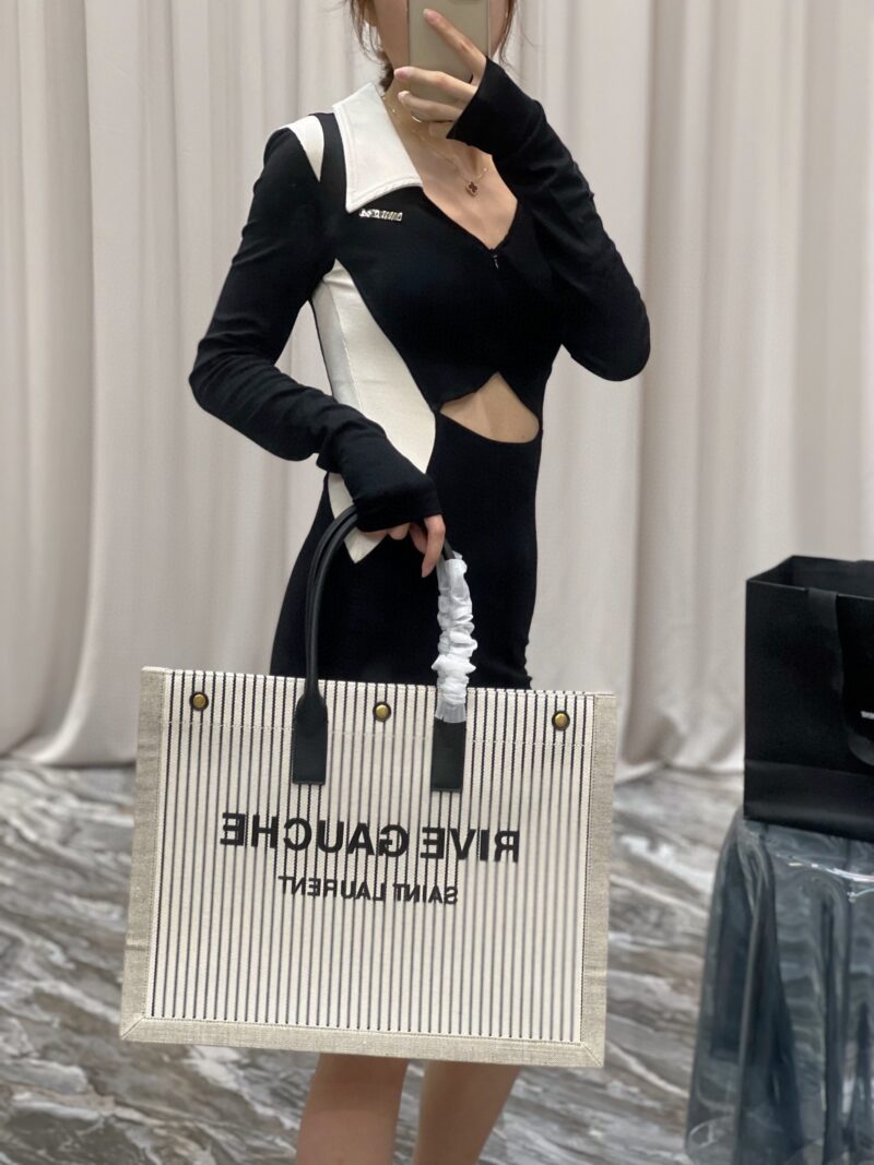 YSL Rive Gauche Tote Bag-48*36*16CM - Image 9