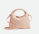 BOTTEGA VENETA Mini Hop intrecciato leather shoulder bag