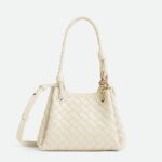 BOTTEGA VENETA Small Parachute intrecciato leather shoulder bag