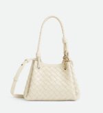 BOTTEGA VENETA Small Parachute intrecciato leather shoulder bag