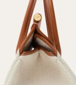 LORO PIANA Loom bag L25 Cotton&Calfskin - Image 4