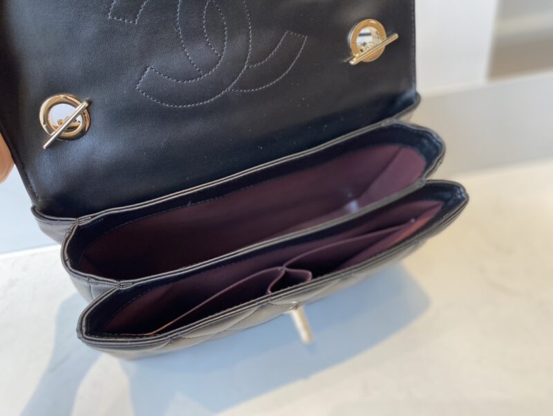 Ch@nel Trendy CC-Champagne Gold-25*17*12CM - Image 6