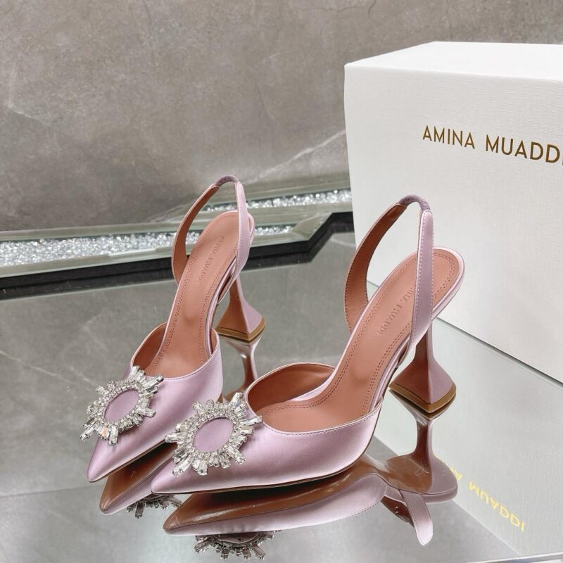 Amina Muaddi Heel-10CM - Image 5