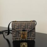 Fendi Vintage Handbags-14.5x12x7CM