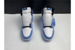 AIR JORDAN 1 RETRO HIGH WHITE UNIVERSITY BLUE BLACK 555088-134 - Image 3