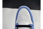 AIR JORDAN 1 RETRO HIGH WHITE UNIVERSITY BLUE BLACK 555088-134 - Image 5