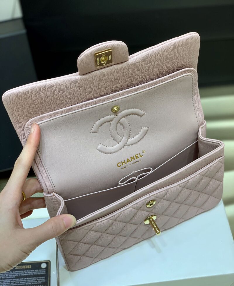 Ch@nel Flap Bag-Caviar-23CM - Image 9