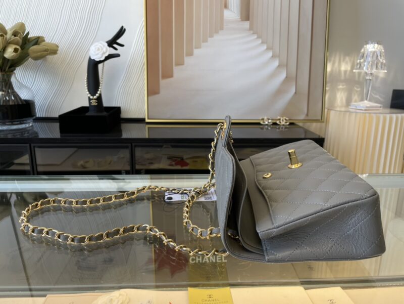 Ch@nel Flap Bag-Caviar-23CM - Image 7