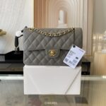 Ch@nel Flap Bag-Caviar-23CM