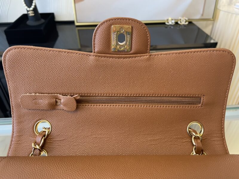 Ch@nel Flap Bag-Caviar-23CM - Image 6